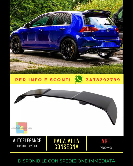 💙KIT Gloss Black Spoiler suitable for VW Golf R GTD GTI💙