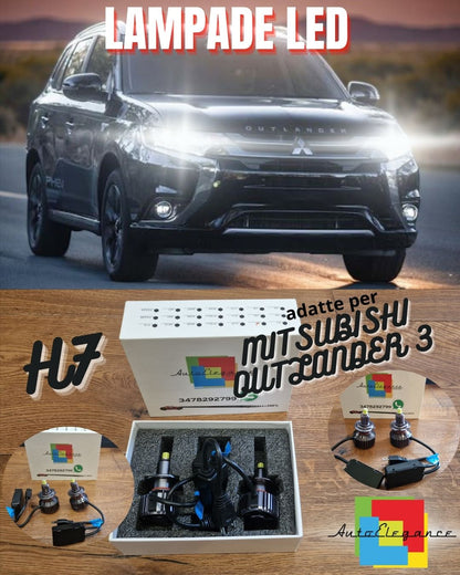 Kit LED H7 per Outlander 3 Restyling Anabbagliant Fari Lenticolari CANbus 12000L