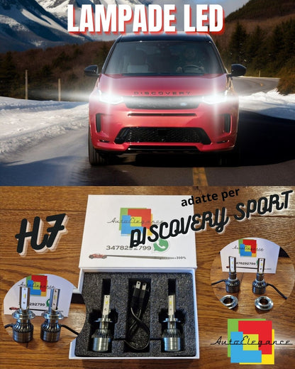 Lampade LED H7 per DISCOVERY Sport Luci Bianche ANABBAGLIANTI CANbus 6500K 8000L