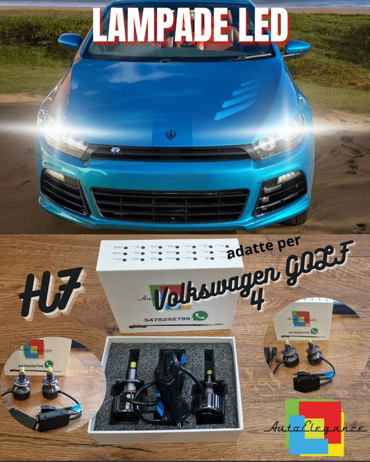 H7 LED Kit for Volkswagen EOS Low Beam Lens CANbus 6500K 12000LM 