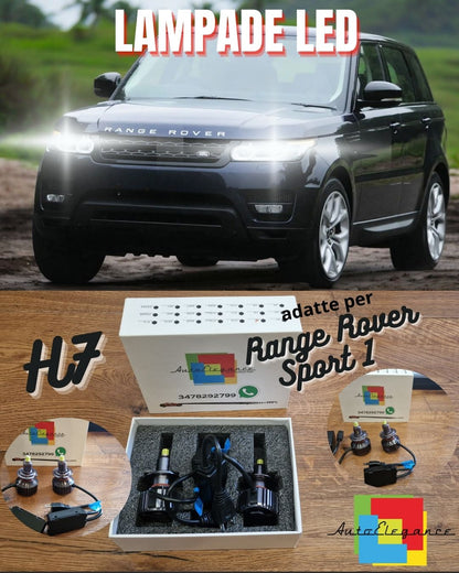 Kit LED H7 per Range Rover Sport 1 Anabbaglianti Fari Lenticolari CANbus 6500K