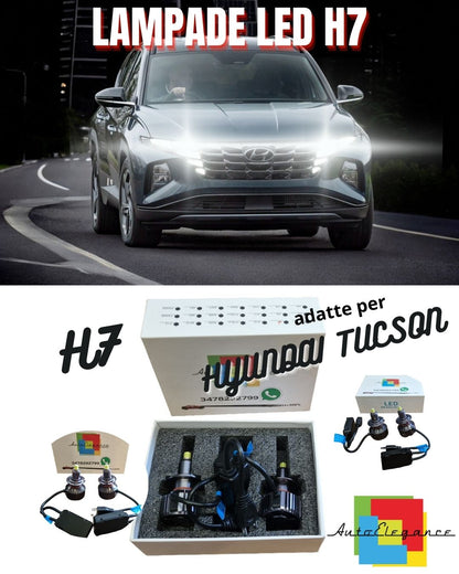 ⚡H7 CANBUS HYUNDAI TUCSON LED KIT WITH 9600 LUMEN 6000K LED + LAMP HOLDER⚡ 
