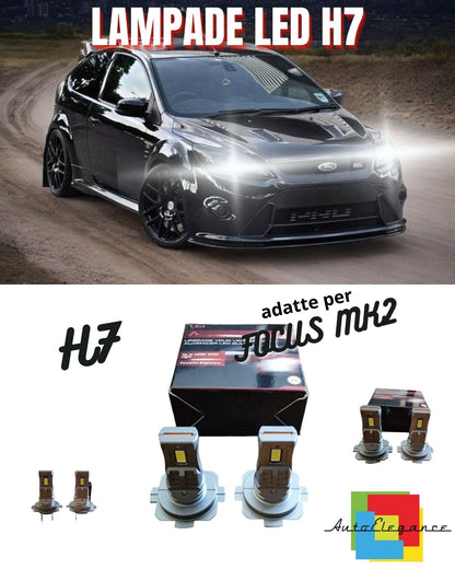 🤩H7 LED KIT FOR FORD FOCUS MK2 II 6000K WHITE 6000LUMEN CANBUS LOW BEAM🤩 
