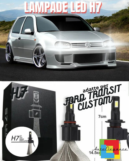 🤩KIT FULL LED VOLKSWAGEN GOLF IV 4 LAMPADE LED H7 6000K BIANCO GHIACCIO🤩