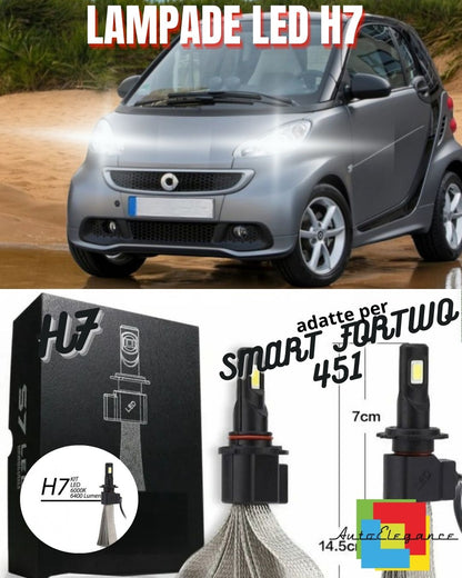 😍FULL LED KIT FORD FOCUS II H7 6000K XENON ICE WHITE LAMPS NO ERROR😍