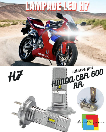 ✨LAMPADA LED H7 6000K CANBUS 3000 LM PER ABBAGLIANTI HONDA CBR 600 RR✨