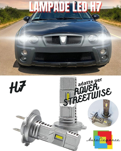✨KIT LED H7 PER ROVER STREETWISE 6000K BIANCO 6000 LUMEN CANBUS ANABBAGLIANTI✨