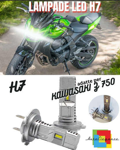 😎LAMPADA LED H7 6000K CANBUS PER ABBAGLIANTI KAWASAKI Z 750 (2011-2012) R ABS😎