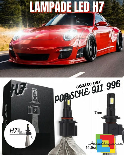 🚀FULL LED KIT PORSCHE 911 996 H7 LOW BEAM LAMPS 6000K XENON CANBUS🚀