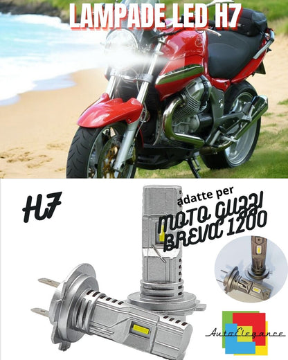 🤩H7 6000K CANBUS LED LAMP FOR LOW BEAM MOTO GUZZI BREVA 1200🤩 