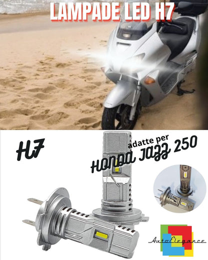 🤩LAMPADA LED H7 CANBUS PER ANABBAGLIANTE PER HONDA JAZZ 250 6000K BIANCO🤩