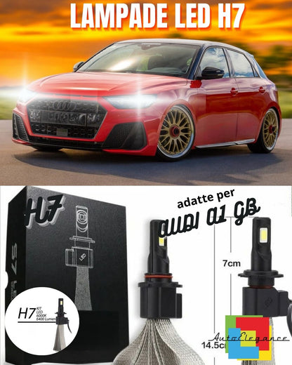 😍AUDI A1 GB H7 6000K WHITE 6400 LUMEN XENON XENON LOW BEAM LED KIT😍 