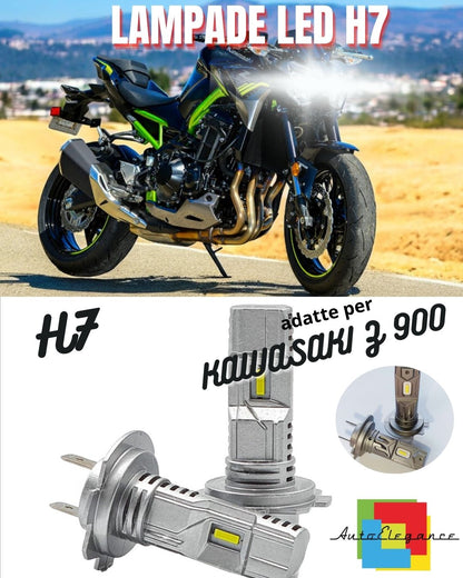 🤩LAMPADA LED H7 6000K CANBUS PER ANABBAGLIANTI KAWASAKI Z 900 (2019)🤩