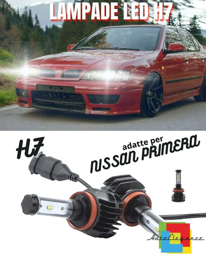🔥KIT LED H7 6000K CANBUS XENON 9800 LM LUMEN PER NISSAN PRIMERA🔥