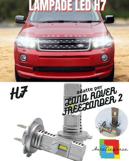 KIT LED H7 LAND ROVER FREELANDER 2 6000K 6000 LUMEN ABBAGLIANTI FINO AL 2012