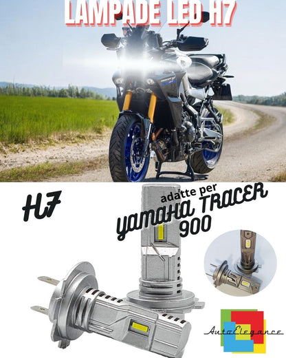 😍LAMPADA LED H7 CANBUS PER ABBAGLIANTE PER YAMAHA TRACER 900 6000K 2 Pezzi😍