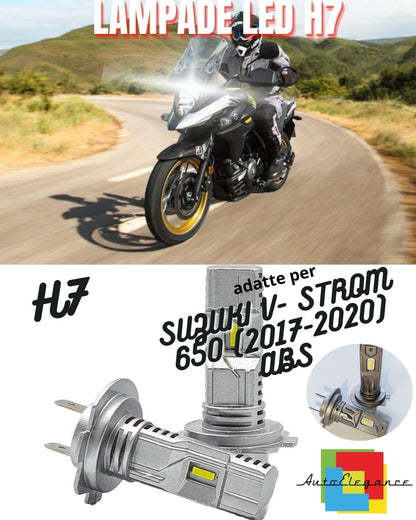 😍LAMPADA LED H7 CANBUS PER ANABBAGLIANTI SUZUKI V- STROM 650 ABS 2 Pezzi😍
