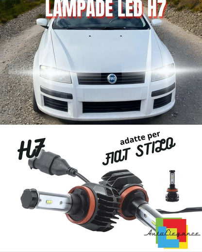 🔥KIT LED H7 6000K CANBUS XENON 9800 LM LUMEN FIAT STILO🔥