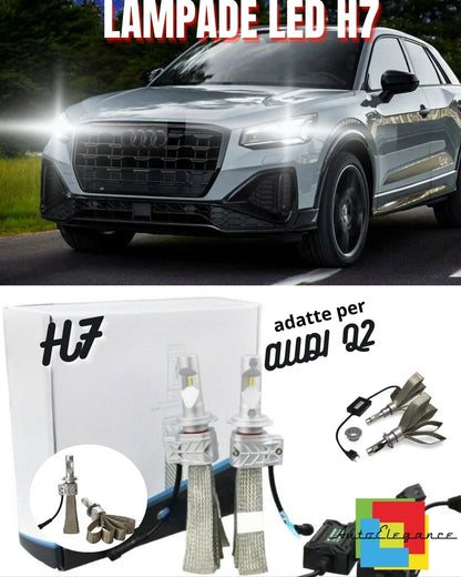 🌟LED KIT H7 6500K FULL CANBUS 8000 LUMEN LED LAMPS FOR AUDI Q2🌟 