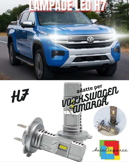 H7 LED KIT FOR VOLKSWAGEN VW AMAROK 6000K WHITE LUMEN CANBUS LOW BEAM 