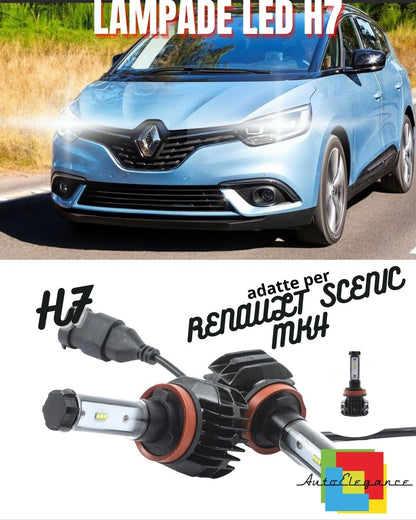 🔥KIT LED H7 6000K CANBUS XENON 9800 LM LUMEN RENAULT SCENIC MK4🔥
