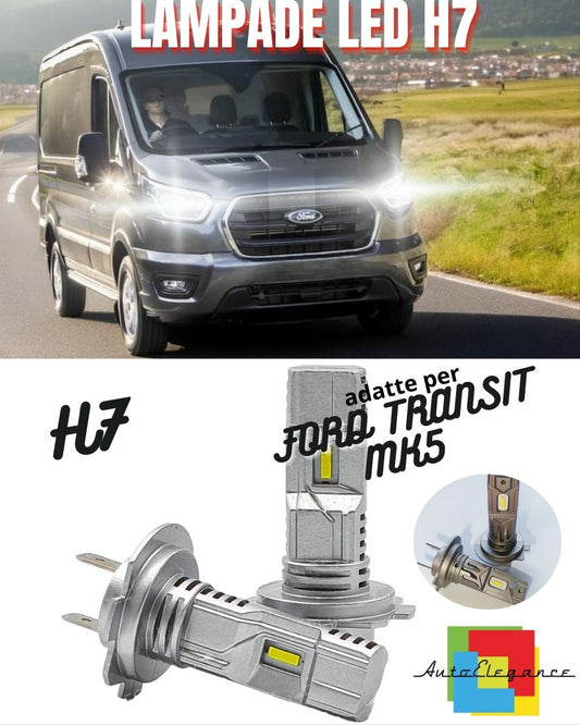 😍H7 LED KIT FOR FORD TRANSIT MK5 V 6000K 6000 LUMEN CANBUS LOW BEAM😍 