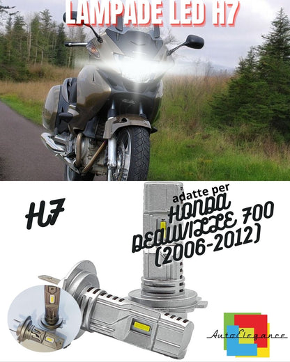 🤩LAMPADA LED H7 6000K CANBUS PER ANABBAGLIANTI HONDA DEAUVILLE 700 2 Pezzi🤩