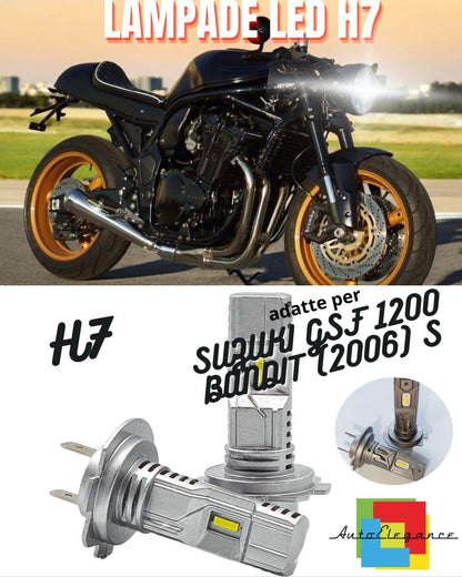 🔥H7 6000K CANBUS LED LAMP FOR HIGH BEAM SUZUKI GSF 1200 BANDIT S 2 Pieces🔥