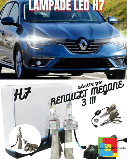 💙KIT LED H7 6500K FULL CANBUS 8000 LUMEN LED LAMPS FOR RENAULT MEGANE 3 III💙 