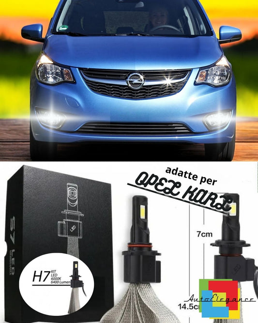 ✨FULL LED KIT OPEL KARL H8 FOG LIGHTS CANBUS 6400L 6000K✨ 