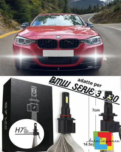 🔥FULL LED KIT BMW SERIES 3 F30 H8 FOG LIGHTS CANBUS 6400 LUMEN 6000K🔥 