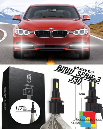 ⚡FULL LED KIT BMW SERIES 3 F30 F31 H8 FOG LIGHTS CANBUS 6400LUMEN 6000K⚡ 