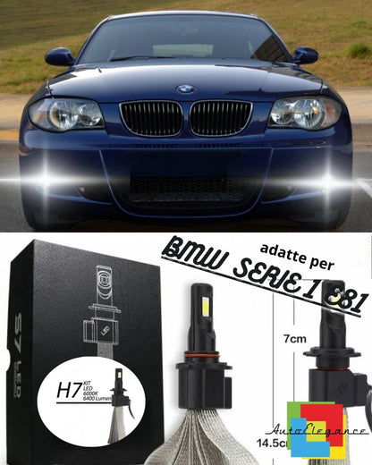 😎FULL LED KIT BMW SERIES 1 E81 H11 FOG LIGHTS CANBUS 6400 LUMEN 6000K😎 