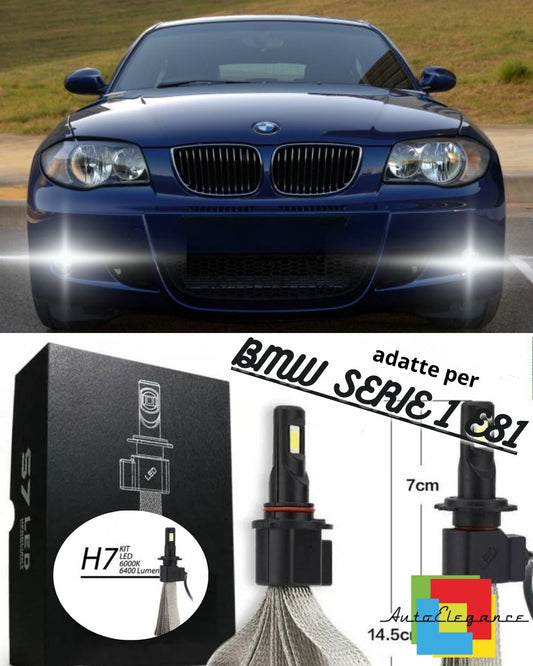 😎FULL LED KIT BMW SERIES 1 E81 H11 FOG LIGHTS CANBUS 6400 LUMEN 6000K😎 