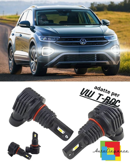 😍H8 6000K WHITE LED KIT CANBUS FOG LIGHTS FOR ULTRA COMPACT VW T-ROC😍 