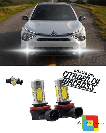 😎 LAMPADE FENDINEBBIA H11 LED CREE COB CANBUS PER CITROEN C4 AIRCROSS 6000K😎