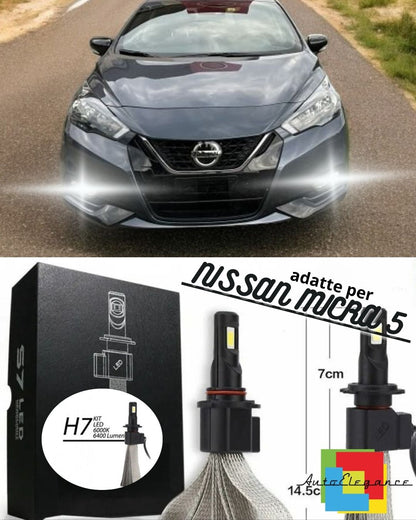 😤LED KIT FOR NISSAN MICRA 5 LAMPS H8 FOG LIGHTS CANBUS 6400 LUMEN 6000K😤 