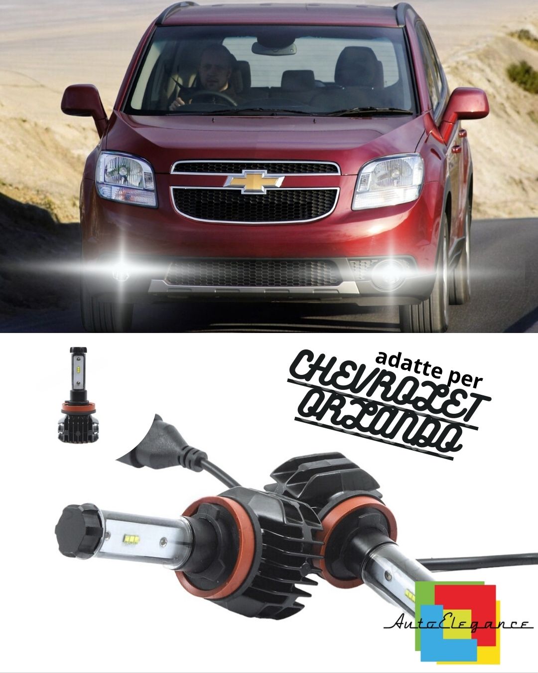 🔥H8 6000K CANBUS LED FOG LIGHT KIT FOR CHEVROLET ORLANDO 9800 LUMEN🔥 