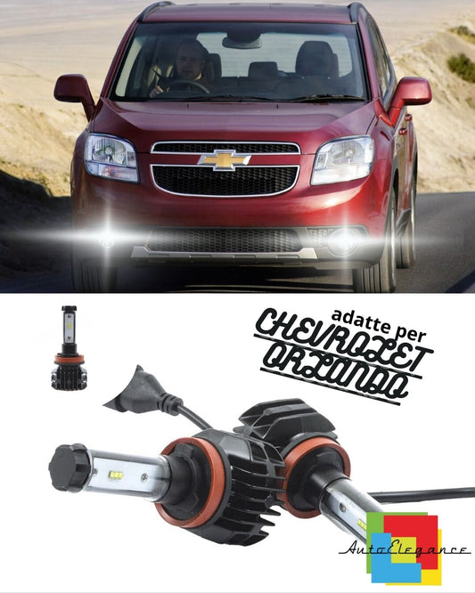 🔥H8 6000K CANBUS LED FOG LIGHT KIT FOR CHEVROLET ORLANDO 9800 LUMEN🔥 