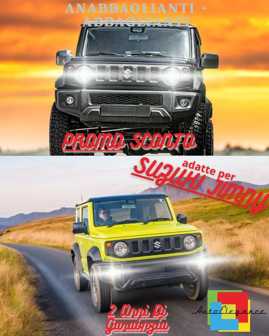 💛SUZUKI JIMNY LED KIT CONVERSION LOW BEAM HIGH BEAM POSITION LIGHTS💛 