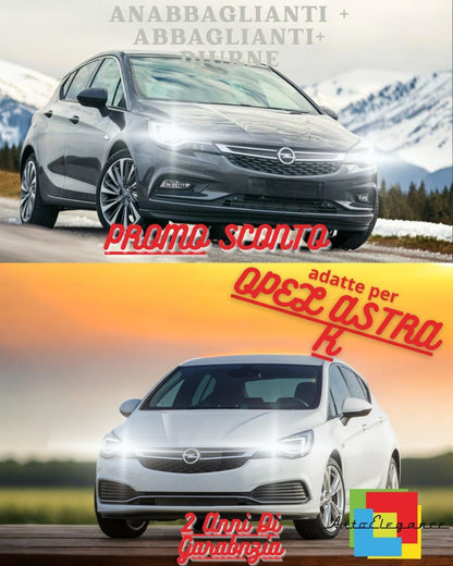 ⭐OPEL ASTRA K FULL LED HEADLIGHT KIT LOW BEAM H7 + HIGH BEAM H1 CANBUS 6000K⭐