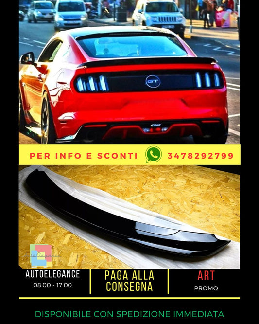 ❤️Glossy Black Spoiler KIT Suitable For Ford Mustang GT 2015+❤️ 