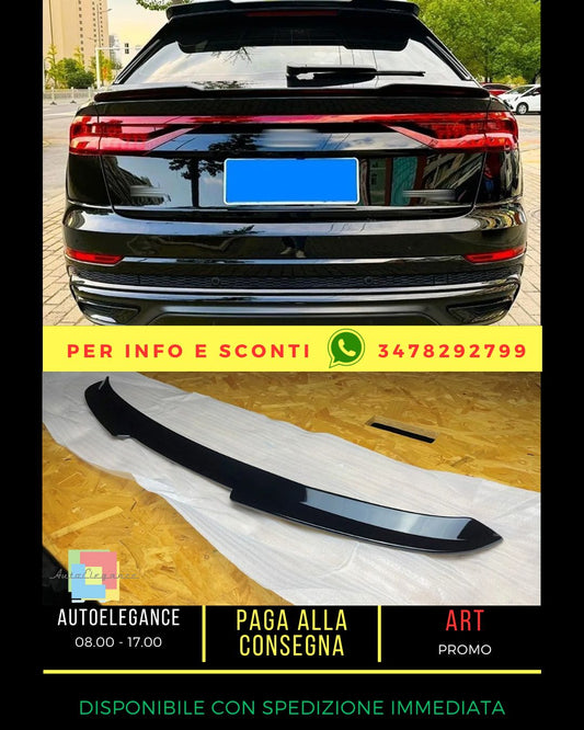 Pair Gloss Black Spoilers Suitable For Audi Q8 SQ8 2018+ promo 
