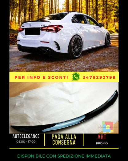 🤩Glossy black spoiler suitable for Mercedes A-Class Sedan V177 AMG🤩