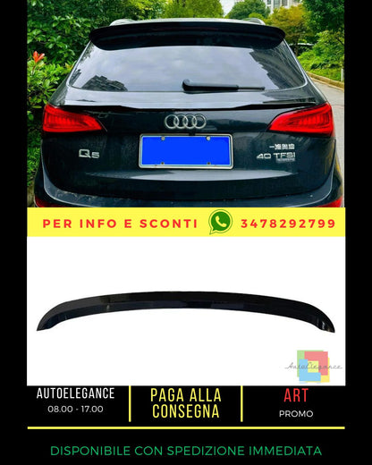 ✨KIT Spoiler Nero Lucido Adatto per Audi Q5 SUV 4X4 2009-2017✨