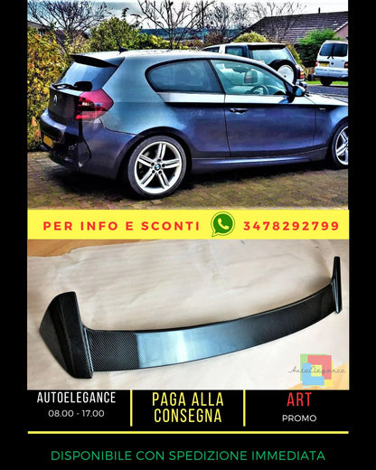 ❤️Carbon Fiber Spoiler Fit ForBMW 1 Series E81 E87 M Sport 04-13❤️ 