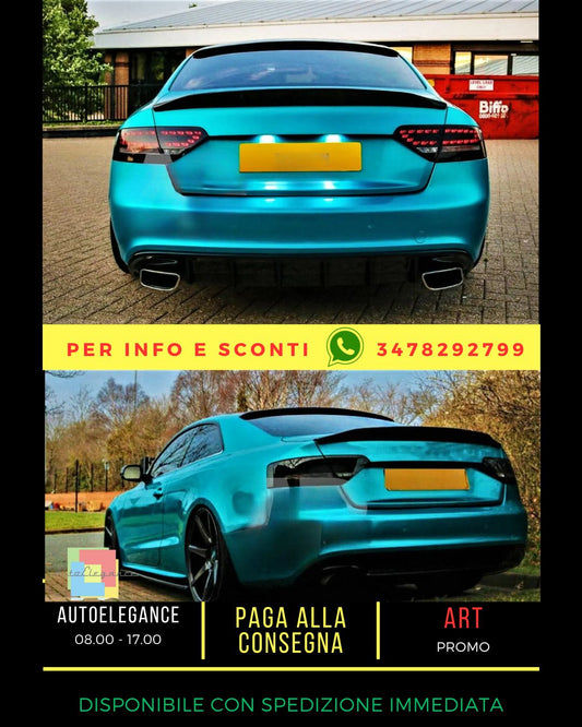 😎Glossy Black Spoiler KIT Suitable For Audi A5 B8 8T Coupe😎