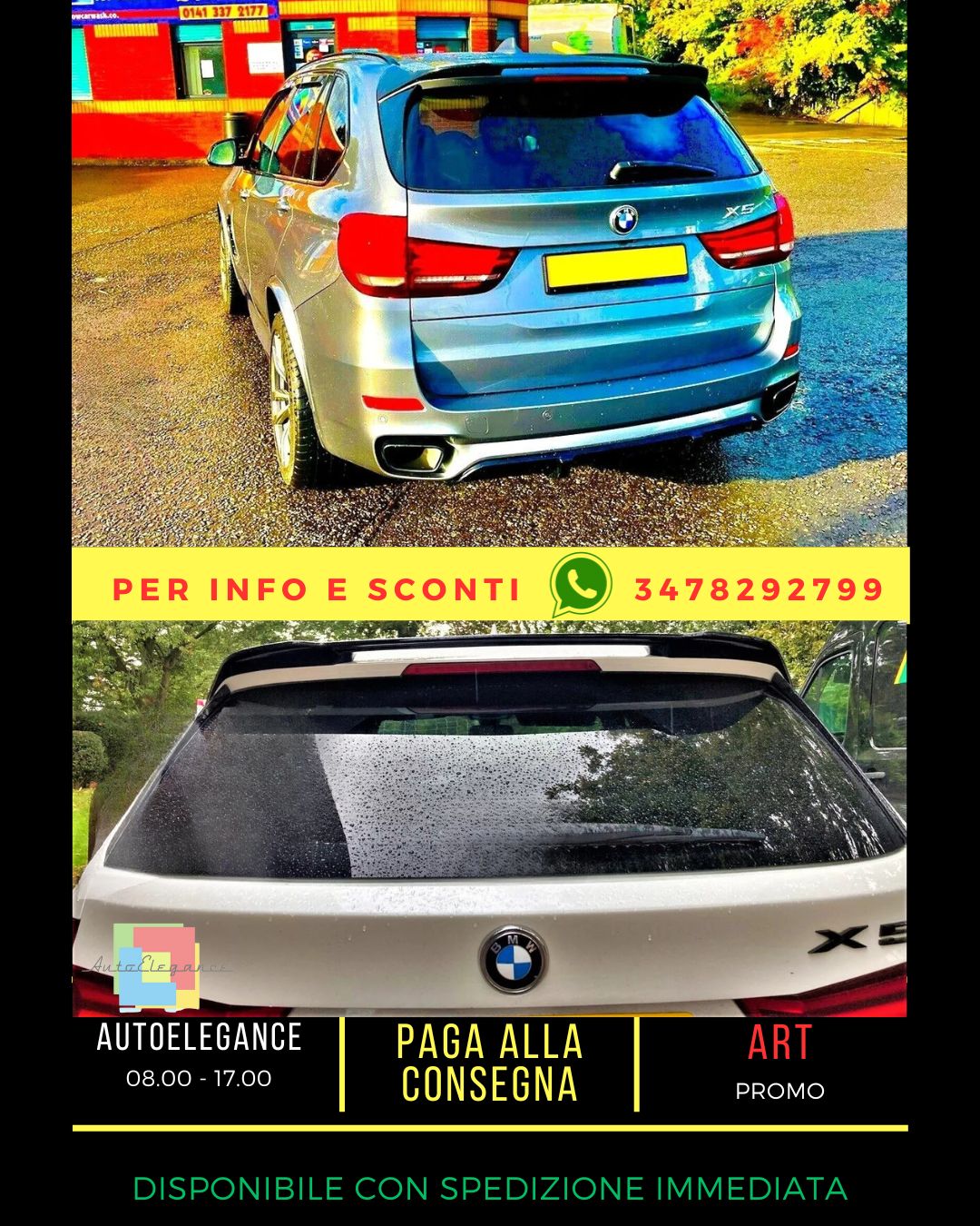 ⭐Carbon Fiber Spoiler KIT Fit For BMW X5 F15 X5M F85 M50D⭐