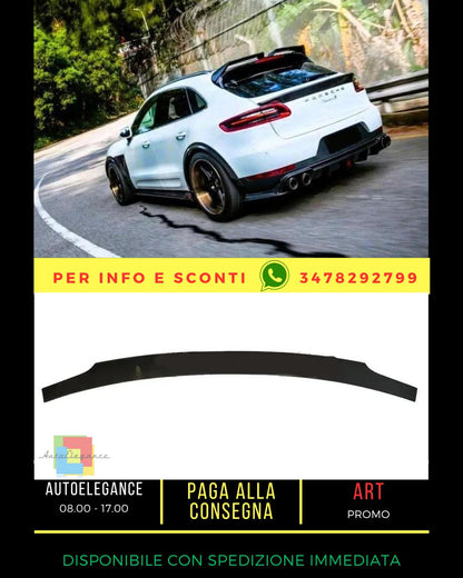 ✨Glossy Black Rear Spoiler Kit Suitable For Porsche Macan 2014+✨