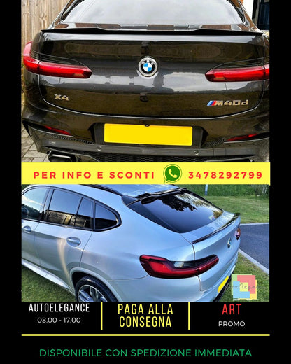 🖤Carbon Fiber Rear Spoiler KIT Fit For BMW X4 G02 X4M Sport🖤